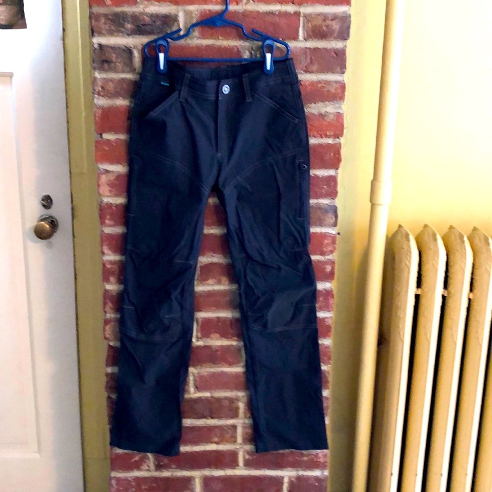 Boys Hiking Pants by Kuhl in dark grey (Koal)